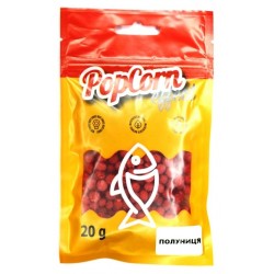 Рибальське повітряне тісто, пиляче, Start Fishing Pop Corn Effect, Полуниця, 7мм, 20г